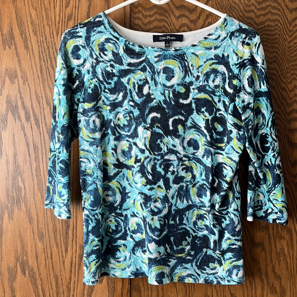 Evan Picone silk blend top